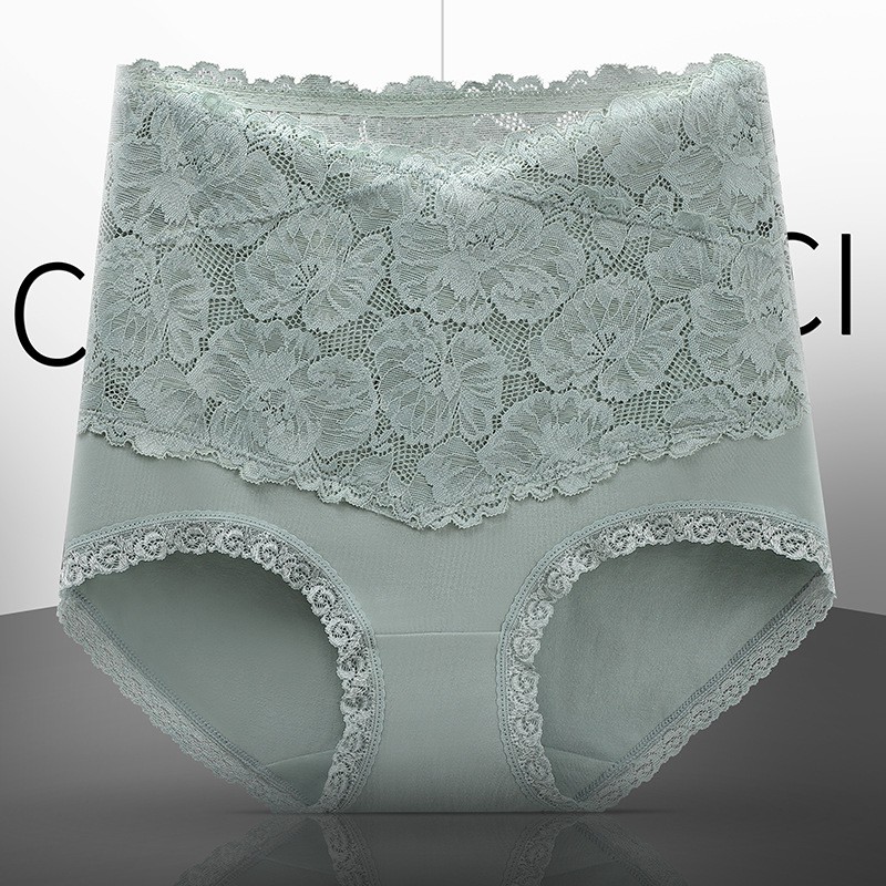 Quần Lót Nữ 🍀 Lẻ = Sỉ 🍀 10.Quần Lót Nữ Cotton Cạp Cao Pha Ren Bán Lố 10 Q | BigBuy360 - bigbuy360.vn