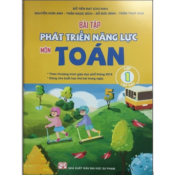 Sách - Bài tập phát triển năng lực môn Toán lớp 1 tập 2 (SGK Cánh Diều)