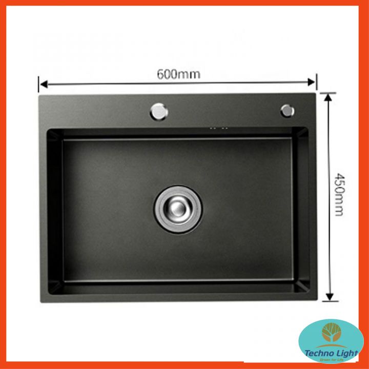 Chậu rửa bát chậu rửa chén nano 1 hố KAGOL siêu xịn, siêu sang ⚡ HÀNG CHÍNH HÃNG- BH 5 NĂM⚡