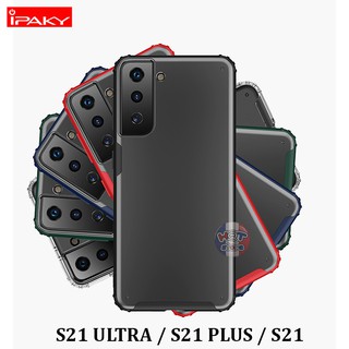 Ốp lưng chống sốc IPaky Rubber Paint cho S21 Ultra / S21 Plus / S21 nhám mờ chống bám vân tay