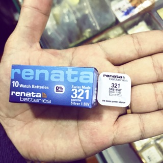 Viên Pin Đồng Hồ Renata 321 SR616SW -  pin renata 616 -  pin 321 chính hãng Thuỵ Sỹ vỉ 1 viên
