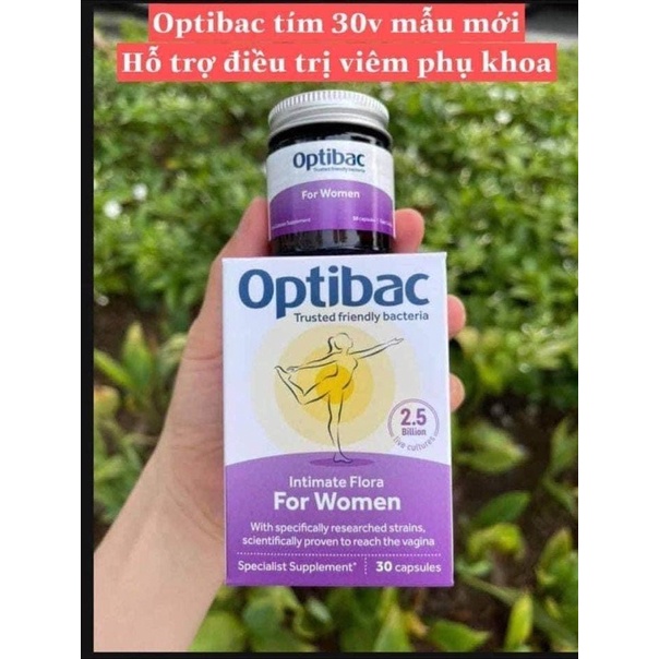 Men vi sinh Optibac tím