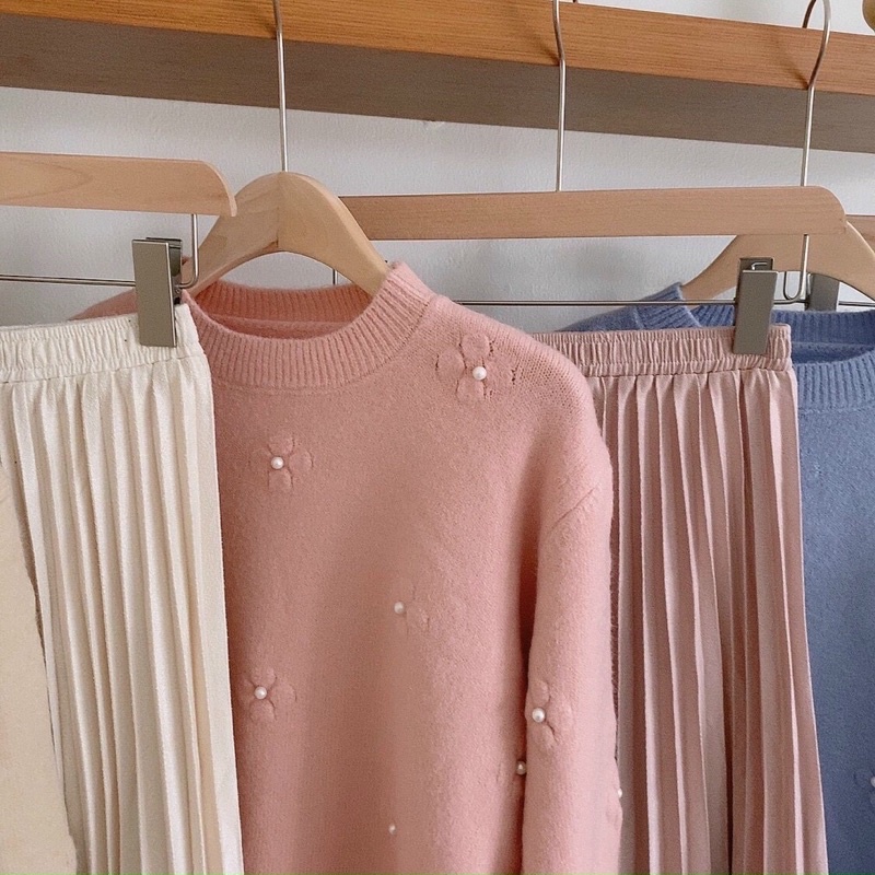 Áo len hoa nhuỵ ngọc