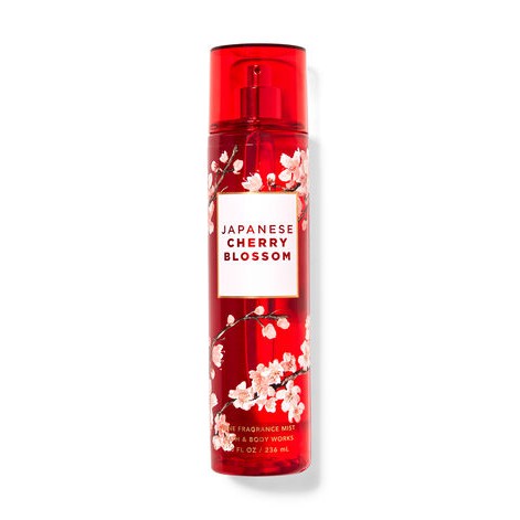 Xịt thơm cơ thể Body mist Bath & Body Works - Japanese Cherry Blossom