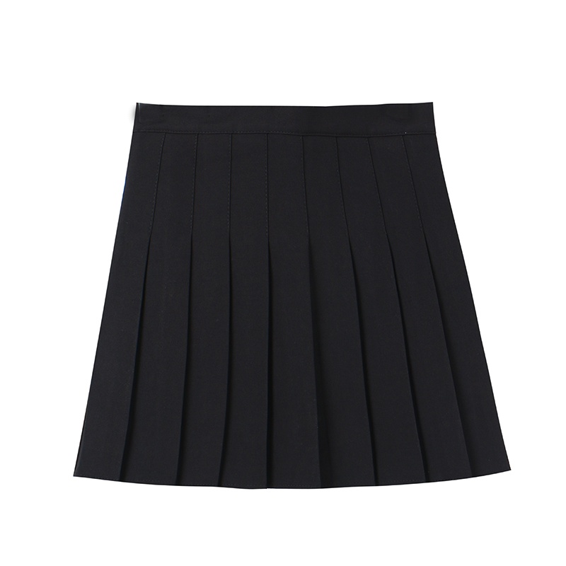 NRVP Chân Váy Ngắn Dáng Chữ A Lưng Cao Màu Sắc Xinh Xắn Phong Cách Hàn Quốc