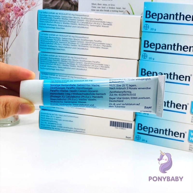Kem chống hăm cho bé Bepanthen  hàng nội địa Đức chăm sóc và bảo vệ làn da bé - Ponybaby Store