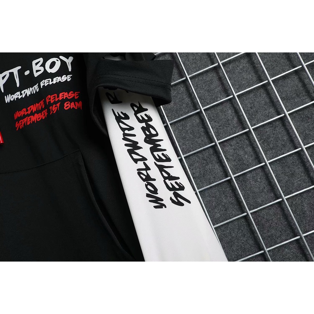 Áo hoodie dáng rộng tay dài in họa tiết thời trang cỡ M-3XL dành cho nam