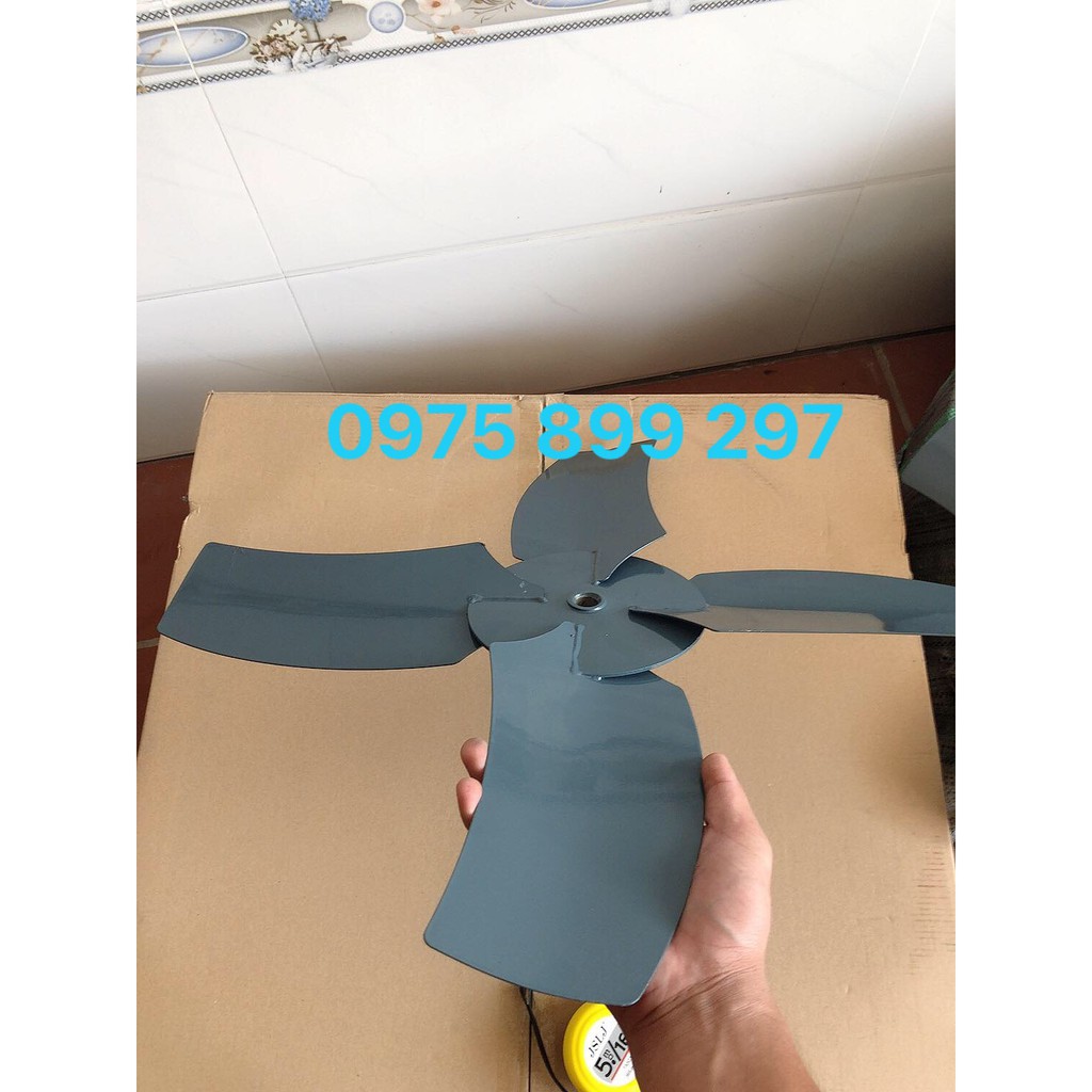 Cánh Quạt Hút Tròn - Cánh Quạt Hướng Trục Công Nghiệp - Sải Cánh 58 Cho Lồng 60 Lỗ Trục 16mm