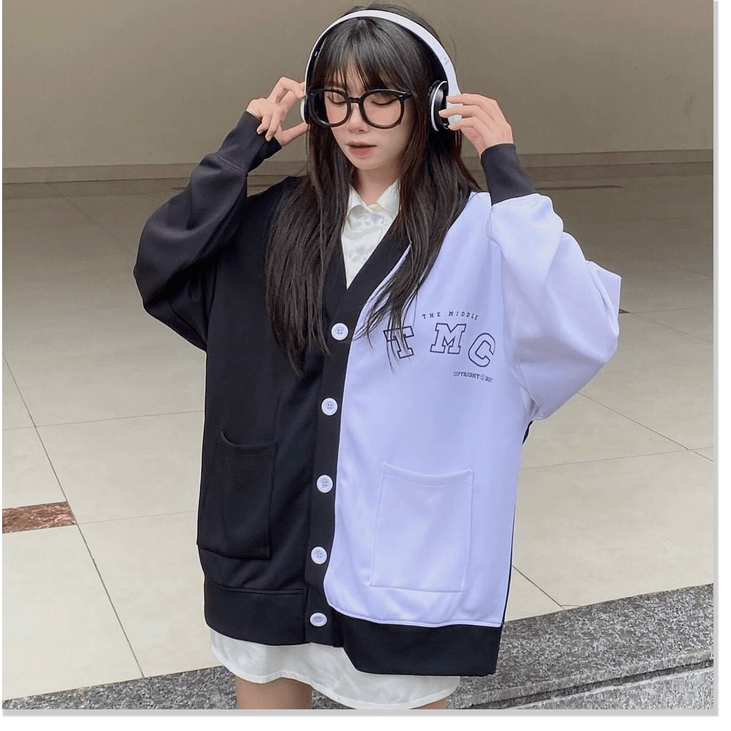 Áo khoác nỉ cardigan cực xinh , phong cách , hàn quốc cho các bạn trẻ NYNA STORE