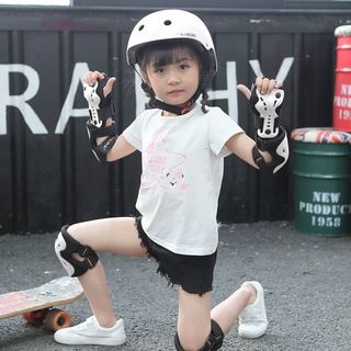 ┇ Bộ đồ bảo hộ xe trượt patin bộ mũ bảo hộ trẻ em mũ bảo hiểm ván trượt bộ đồ bảo hộ xe trượt patin trọn
