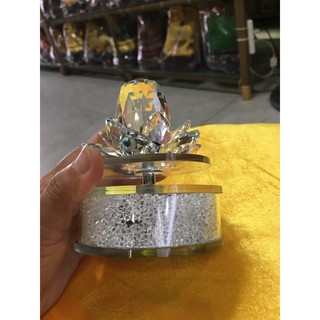 Quan âm hoa sen thủy tinh (trắng)