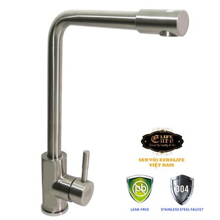 VÒI RỬA CHÉN NÓNG LẠNH XOAY 360 ĐỘ EUROLIFE EL-T008-1