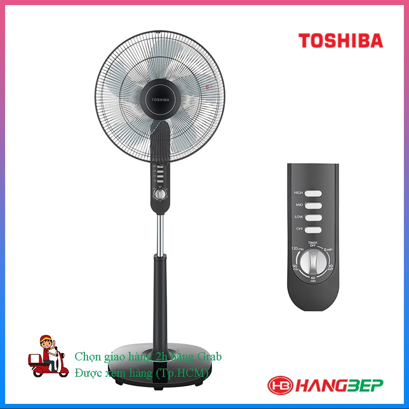 Quạt đứng Toshiba F-LSA10(H)VN Xám/Đen