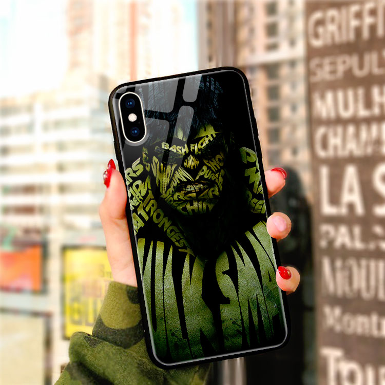 Ốp Lưng Chống Bám Iphone 6S Plus In Hình Hulk - Người Khổng Lồ Xanh CASESPOT Cho 6 6S 7 8 Plus X Xs Xr 11 Pro Max 12 Min