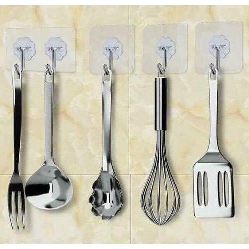[Combo 10 móc] Móc dán tường siêu dính