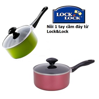 nồi 1 tay cầm nấu bột cho bé - nồi đáy từ lock&lock