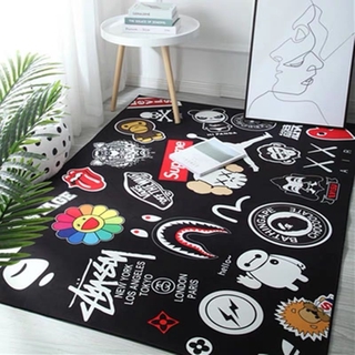 Thảm Trải Sàn Họa Tiết kaws Phong Cách Bắc Âu Trang Trí Phòng Khách/Phòng Ngủ