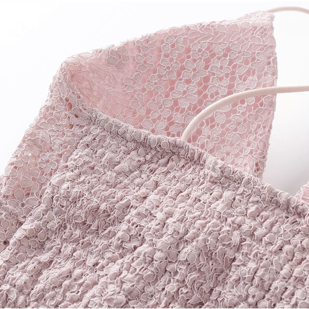 Áo Ngực Ren 2 Dây Dáng Dài Không Gọng Ren Hoa Kiểu Bralete OTIS - 066