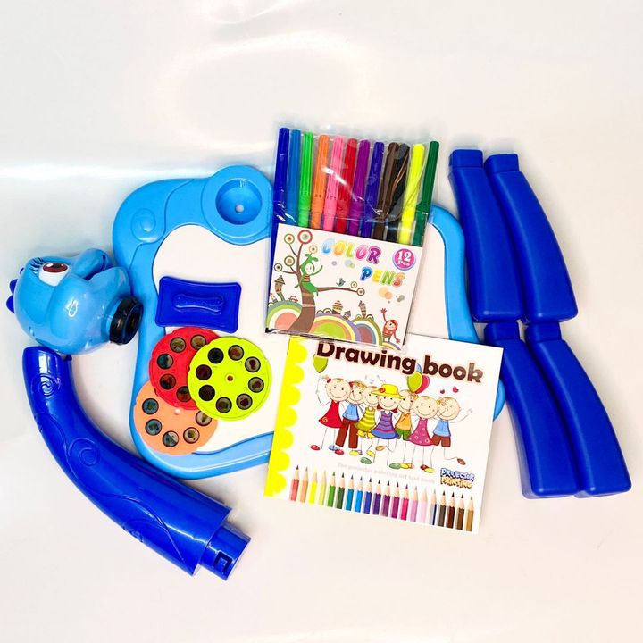 Đồ chơi bàn máy chiếu-Bàn Vẽ Có Đèn Chiếu Sáng Thông Minh Cho Bé