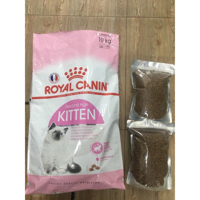 [Tặng Súp Thưởng] Hạt Royal Canin Kitten cho mèo con Túi zip 1kg