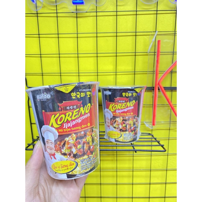 Mì tương đen Koreno Jjajangmen ly 68g