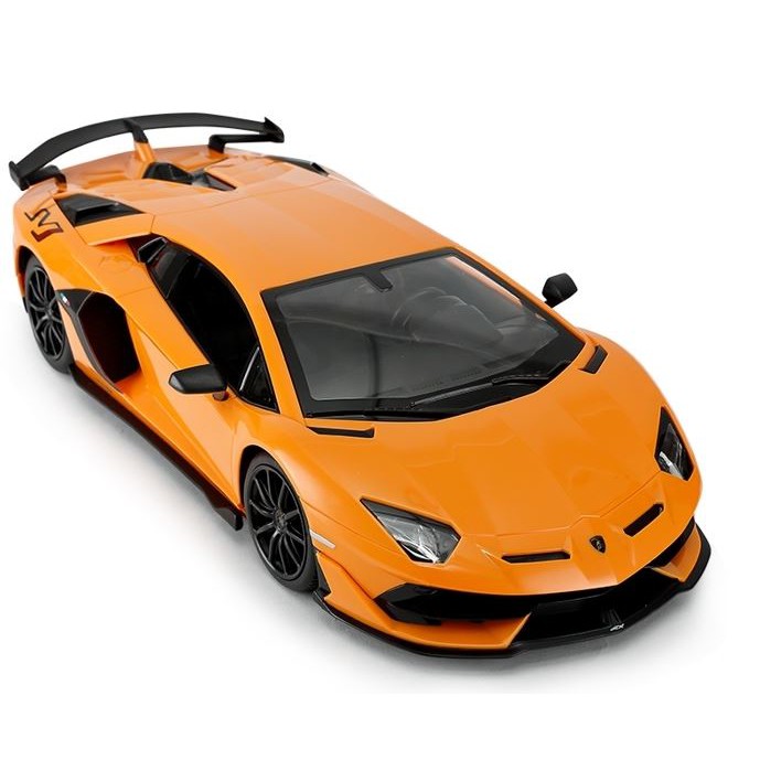 Mô hình xe Lamborghini Aventador SVJ điều khiển từ xa đồ chơi siêu xe ô tô RC 1:14 CỠ LỚN sóng 2.4ghz mở cửa hãng Rastar