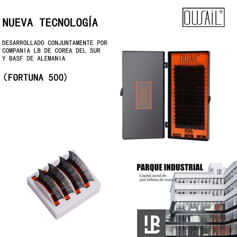 OUSAIL khuyến mãi 0,05-0,20mm độ dày tròn một chiều dài lông mi chồn dài dây nối dài đến hàng 12-15mm