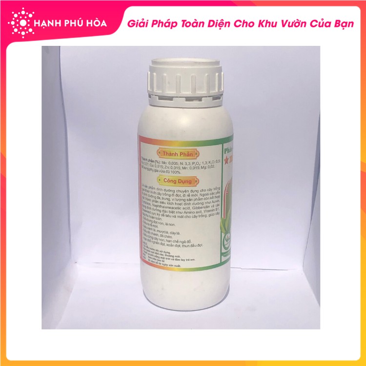 Phân Bón Siêu Kích Đọt GFVN 17 500ml - Bung Đọt Non, Siêu Ra Rễ Mới, Xanh Lá, Đẻ Nhánh, Cứng Cây Non, Chống Ngã Đổ