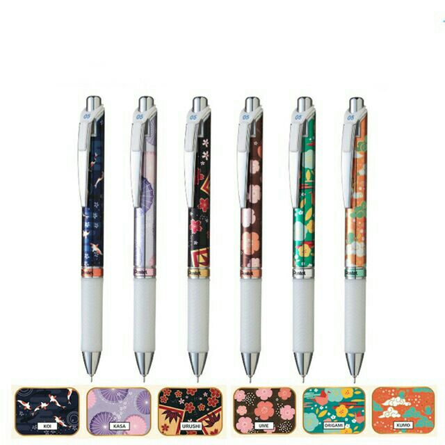 Bút Energel Pentel Kawaii 0.5mm - Phong cách Japan - BLN75KW [Hàng chính hãng]
