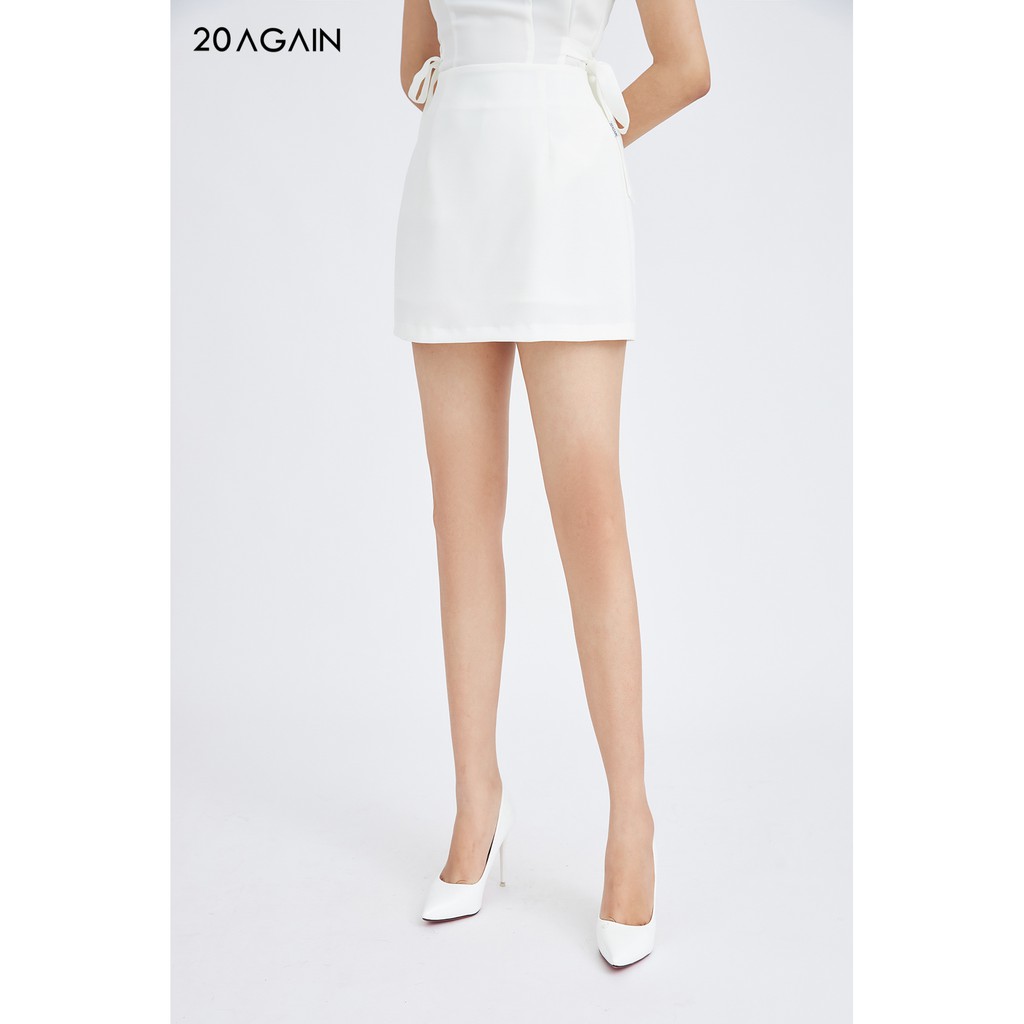 Chân váy A ngắn cạp liền chiết ly - 20 Again - JAA1094 | BigBuy360 - bigbuy360.vn