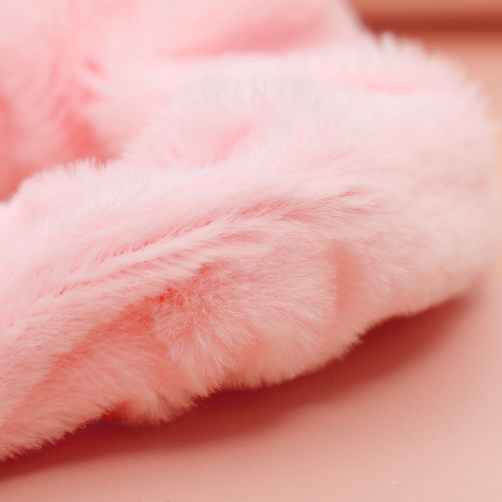 Dây buộc tóc vải lông mềm mại thời trang dành cho nữ