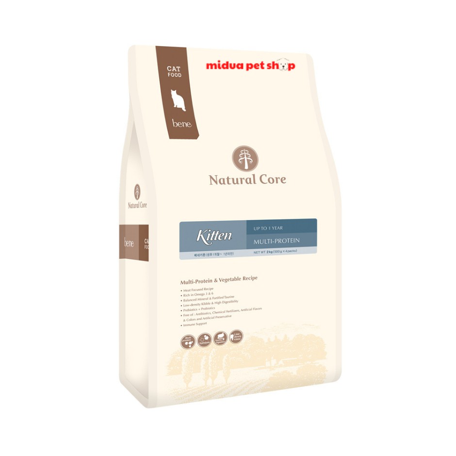 [Deal Pate 0đ] 2kg Thức ăn cho mèo con Natural Core kitten