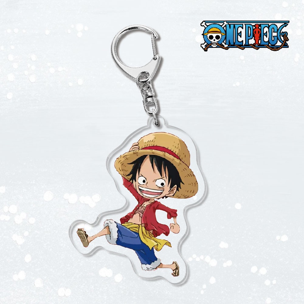 Móc Khóa Acrylic Họa Tiết Hoạt Hình One Piece 2life Sanji Luffy Zoro