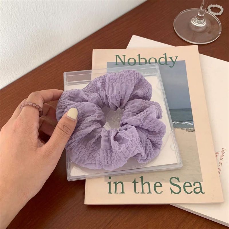 Newest Simple Candy Color Cloth Hair Rope Fashion Hair Accessories for Women