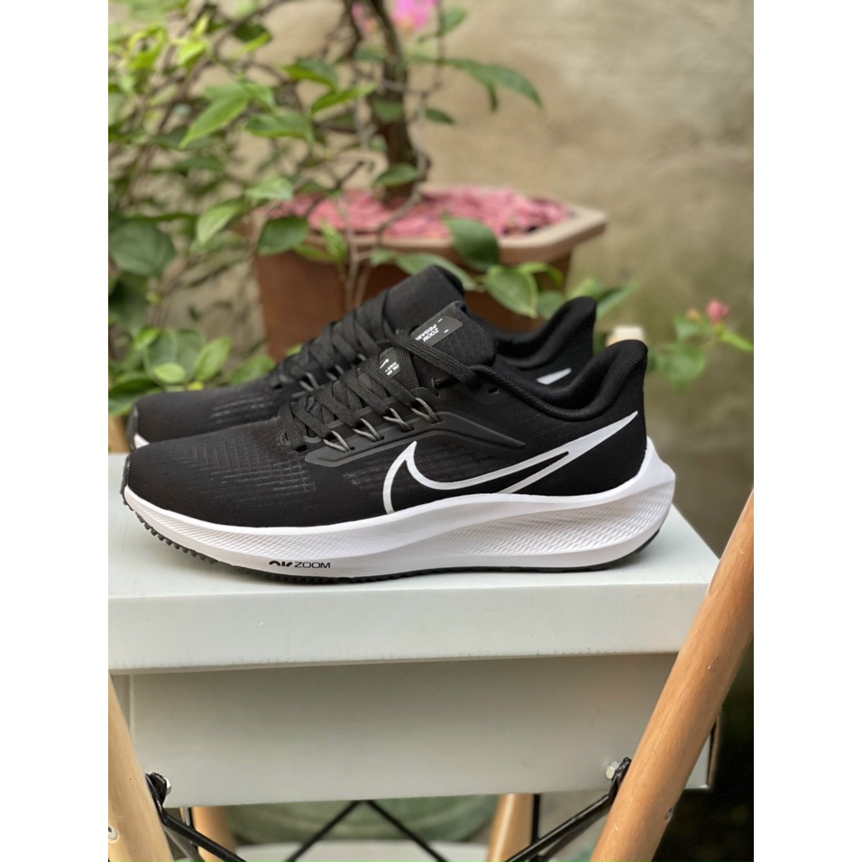 Giày thể thao sneaker air zoom đen trắng siêu nhẹ 2022
