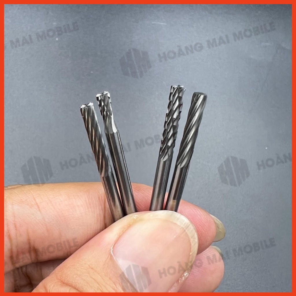 Mũi mài chuyên dụng mài viền camera, khung xương cỡ 3.0mm (ren dài, ren ngắn)