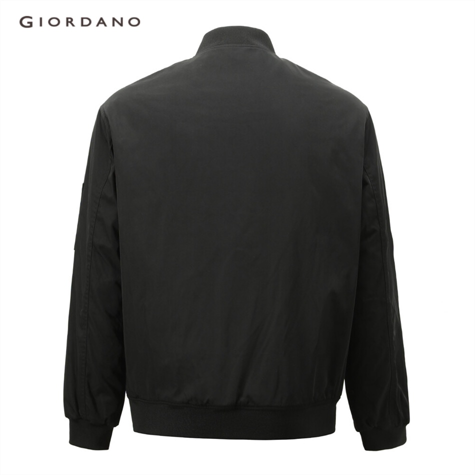 Áo khoác bomber GIORDANO 01072684 cổ áo bóng chày cho nam