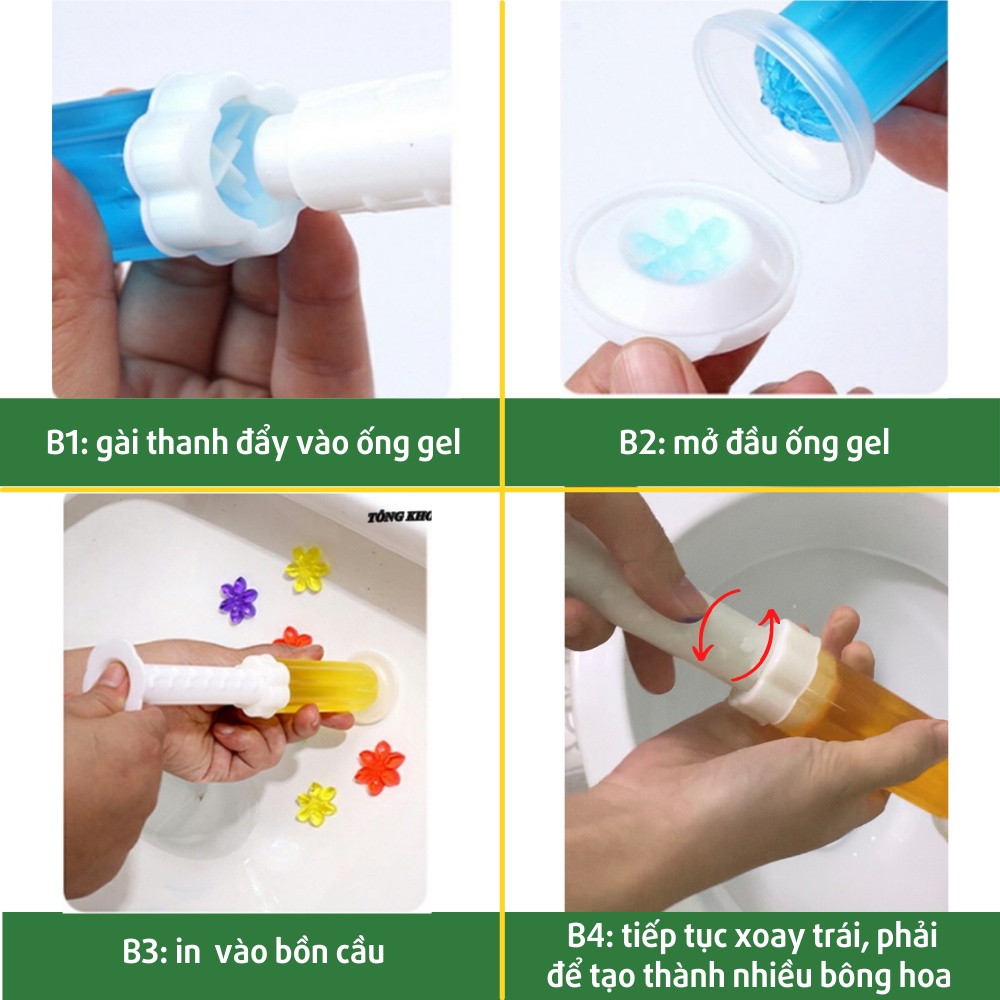 Gel khử mùi bồn cầu diệt khuẩn toilet thơm bồn cầu