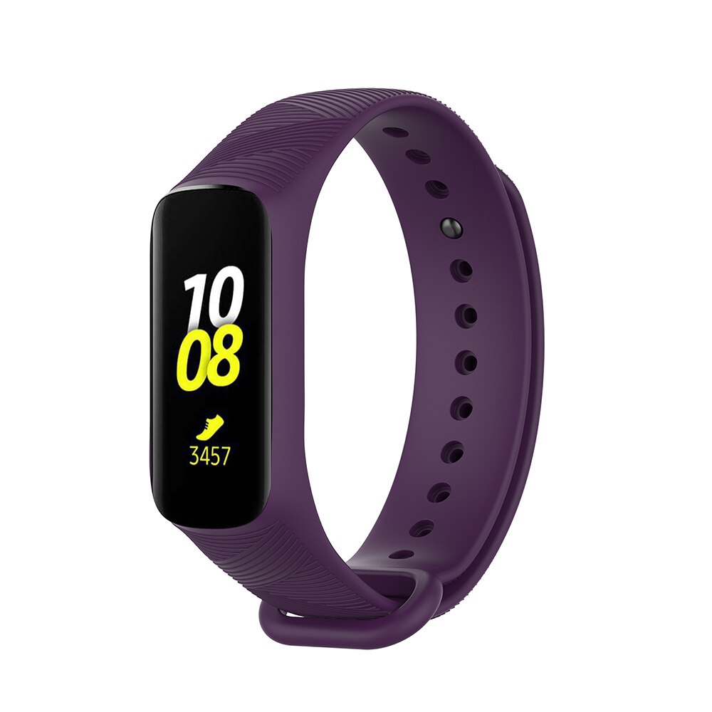 Dây Đeo Thay Thế Chất Liệu Silicon Màu Trơn Cho Samsung Galaxy fit-e SM-R375
