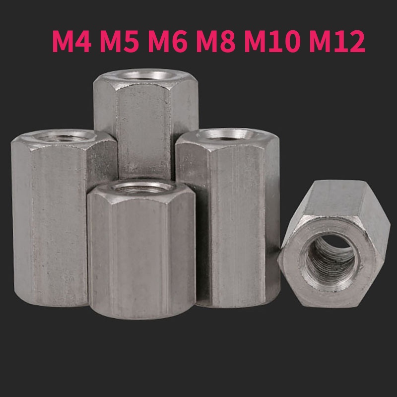 Đai Ốc Lục Giác Bằng Thép Không Gỉ 304 A2 M4 M5 M6 M8 M10 M12 Chuyên Dụng