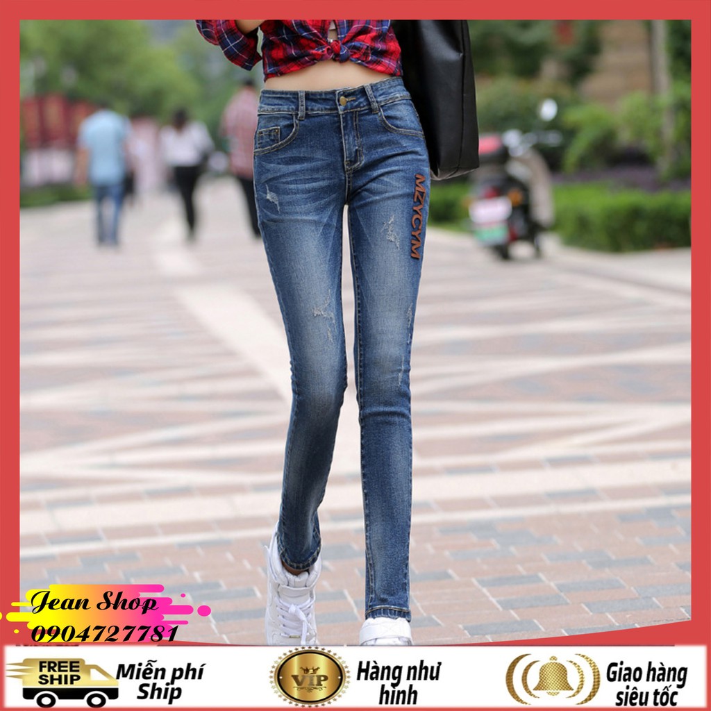 Quần bò cạp cao đẹp 🍎FREE SHIP🍎 Quần jean nữ hàng quảng châu cao cấp Q26 | BigBuy360 - bigbuy360.vn
