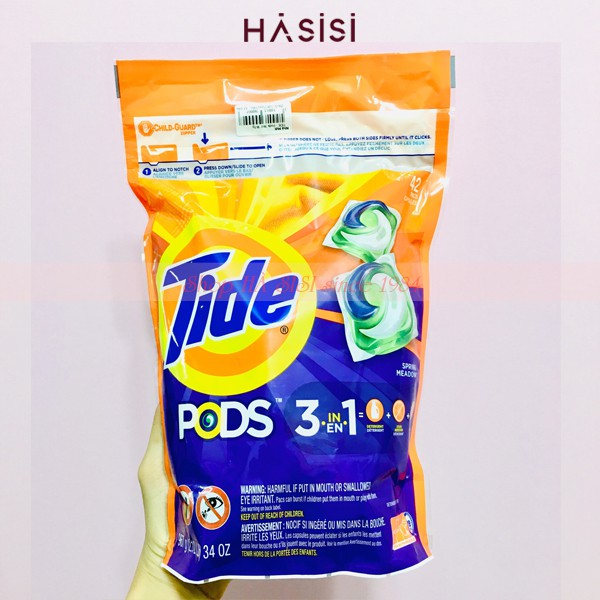 Viên giặt 3in1 - Tide Pods