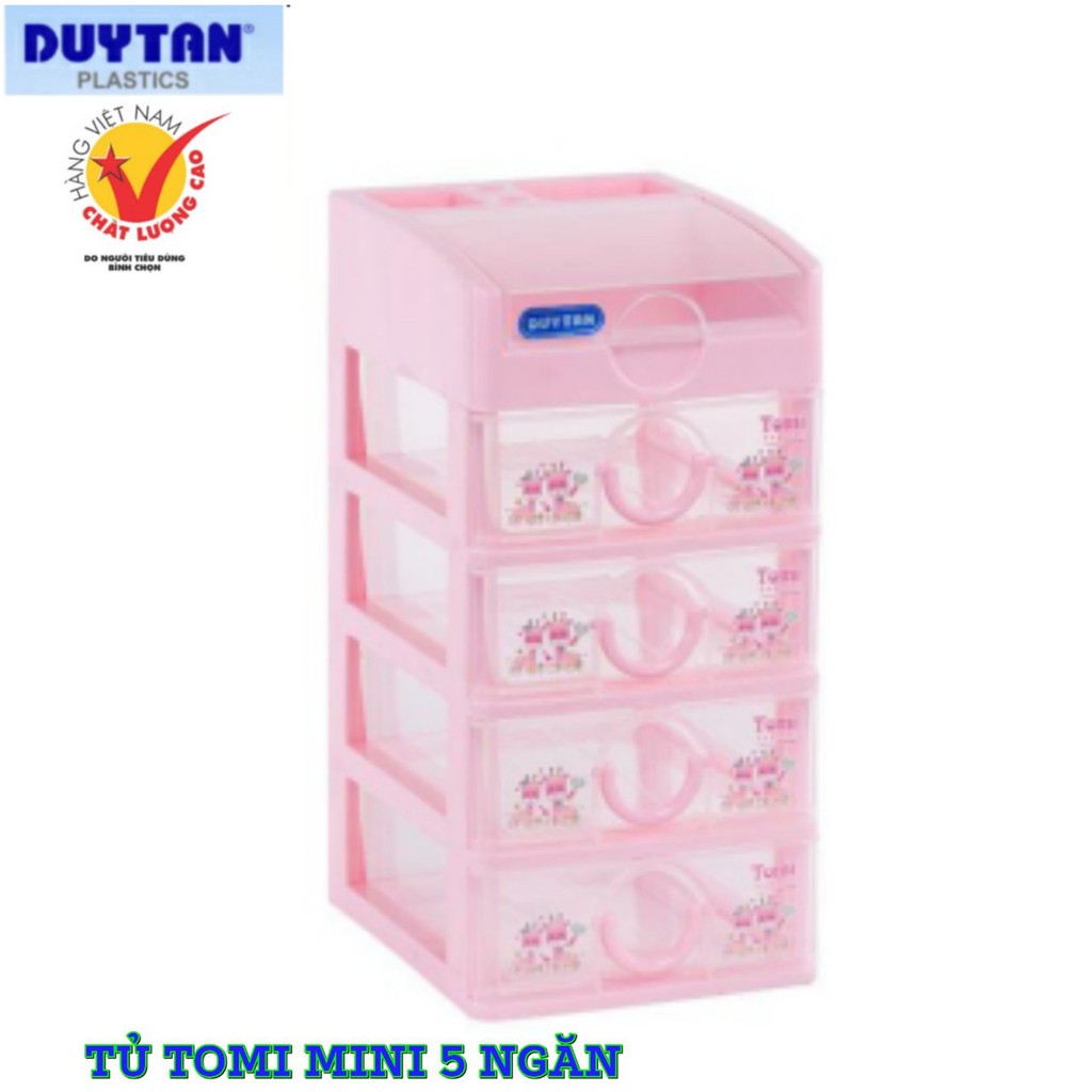 Tủ nhựa TOMI Mini 5 NGĂN - NHIỀU MÀU