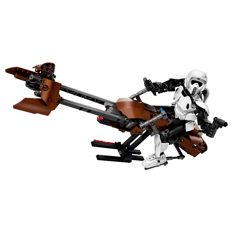 Lego Star Wars 75532 - Scout Trooper & Speeder Bike - Bộ xếp hình Lego nhân vật Scout Trooper & Speeder Bike