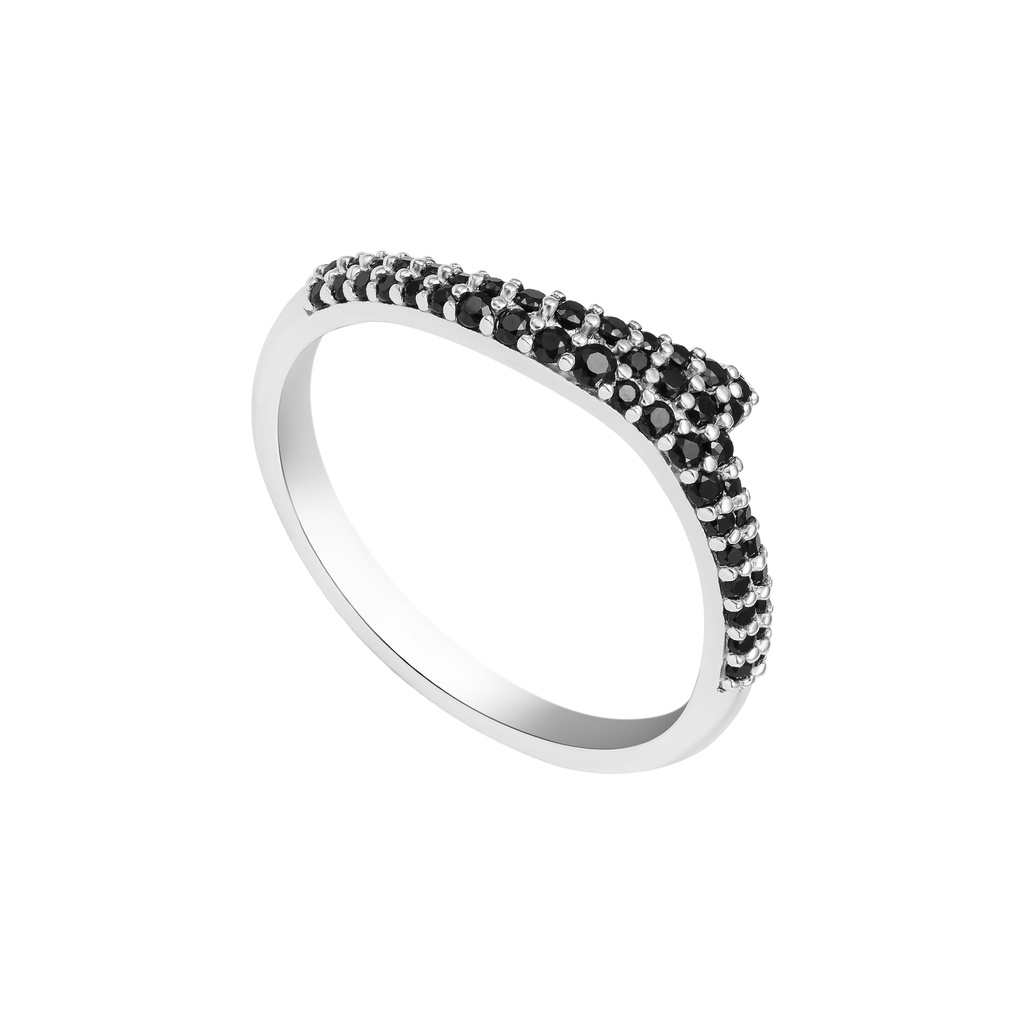 Nhẫn bạc đính đá Sythentic PNJSilver ZTZTW000003