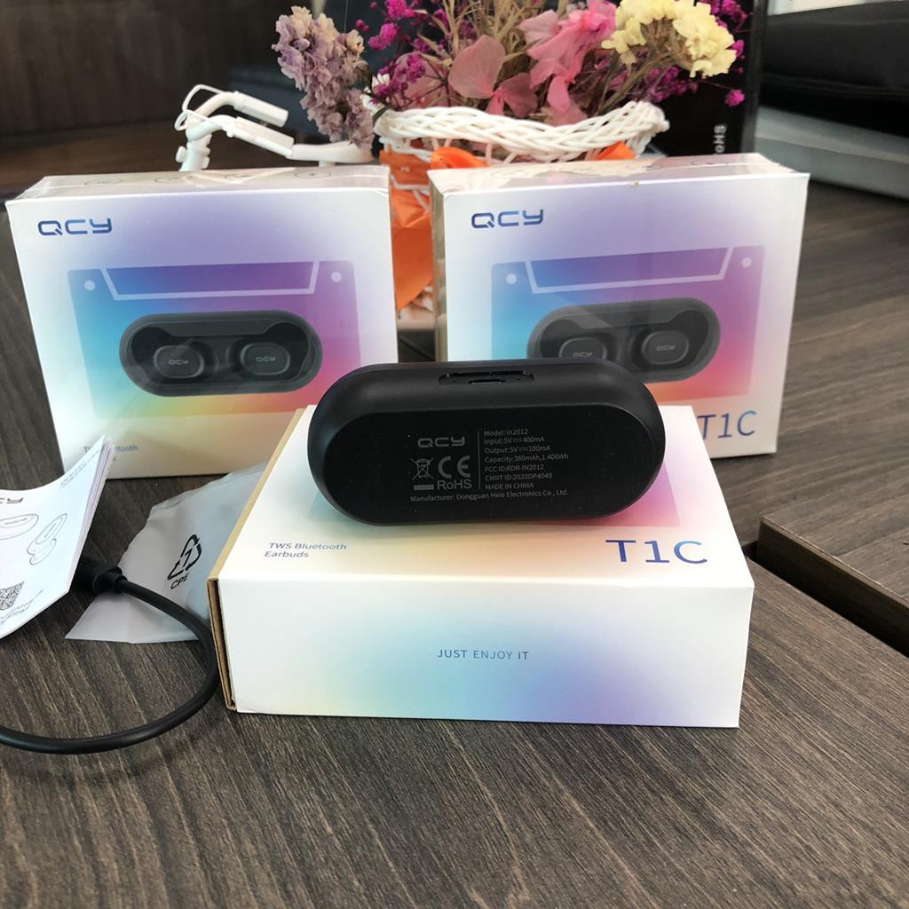 [QUỐC TẾ] Tai nghe bluetooth QCY T1C -Tai nghe thể thao QCY T1C - QCY T2C - QCY T3 - QCY T5