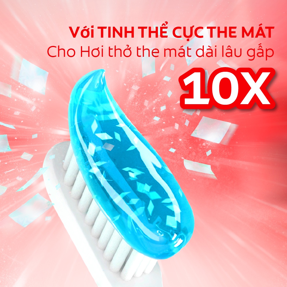 [HB gift] Bộ 2 Kem đánh răng Colgate MaxFresh bạc hà the mát 225g tặng bàn chải