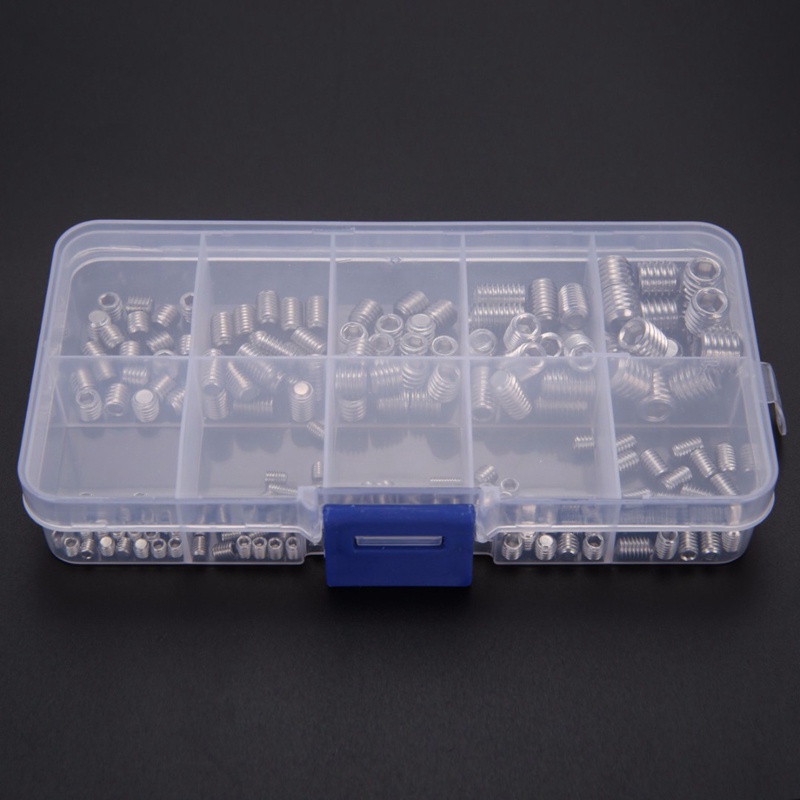 Set 200 Con Vít Đầu Lục Giác Bằng Inox 304 m3 / m4 / m5 / m6 / m8 Chuyên Dụng