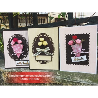 Thiệp hoa 20-10 handmade