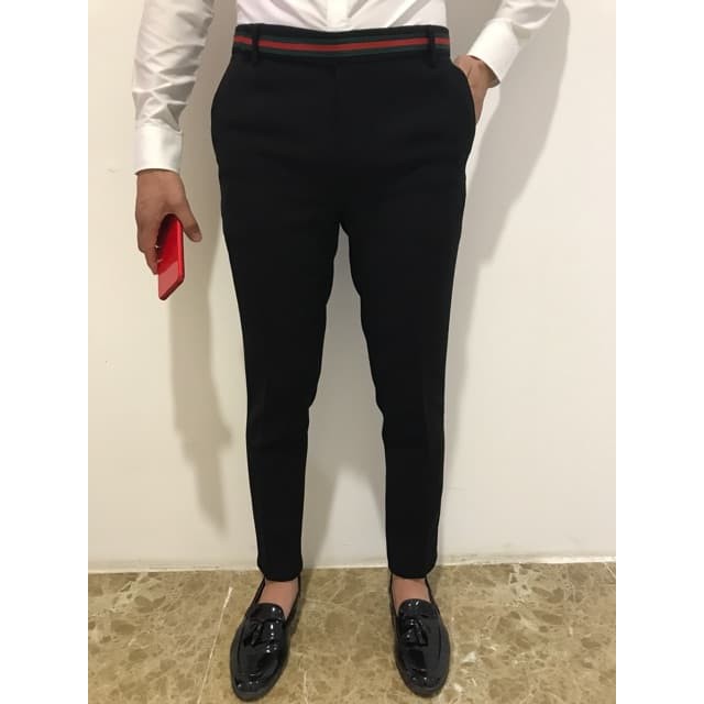 Quần âu nam đẹp , quần tây nam cao cấp màu đen Hàn Quốc dáng ôm body( viên lưng quần y hình)
